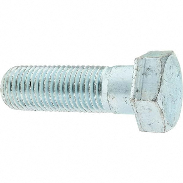 Value Collection -30174-4 Hex Head Cap Screw: 1-1/4 - 7 x 4", Grade 5 Steel, Zinc-Plated