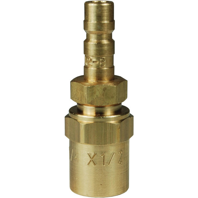 Dixon Valve & Coupling A2E2-B Pneumatic Hose Fittings & Couplings; Fitting Type: Plug ; Type: Plug ; Interchange Type: Proprietary Astronautics ; Thread Type: Hose Barb ; Material: Brass ; Thread Standard: Non-Threaded