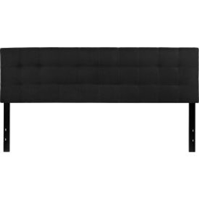 Global Industrial Flash Furniture Bedford Tufted Upholstered Headboard in Black King Size p/n HG-HB1704-K-BK-GG