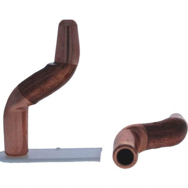 Tuffaloy 167-0280 Spot Welder Tips; Tip Type: Double Bend Tip A Nose (Pointed) ; Material: RWMA Class 2 - C18200