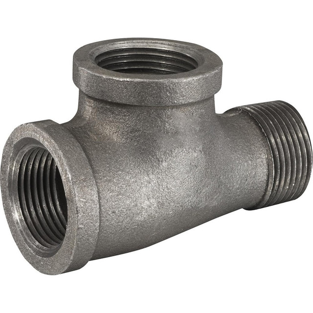 USA Industrials ZUSA-PF-20332 Black Pipe Fittings; Fitting Type: Run Tee ; Fitting Size: 1/2" ; End Connections: NPT ; Material: Iron ; Classification: 150 ; Fitting Shape: Tee