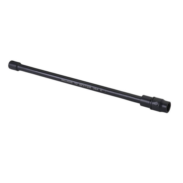 Williams ISSXT324 Socket Extensions; Extension Type: Non-Impact ; Drive Size: 1/2 (Inch); Finish: Oxide ; Overall Length (Inch): 3.93 ; Overall Length (mm): 100 ; Material: Steel