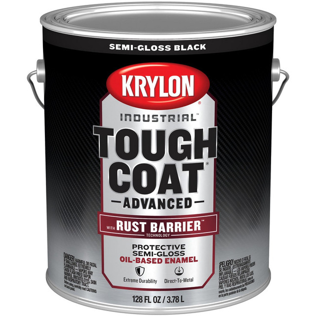 Krylon K00791008 Paints; Product Type: Rust Preventative ; Color Family: Black ; Color: Black ; Finish: Gloss ; Applicable Material: Steel; Wood; Metal ; Indoor/Outdoor: Indoor; Outdoor