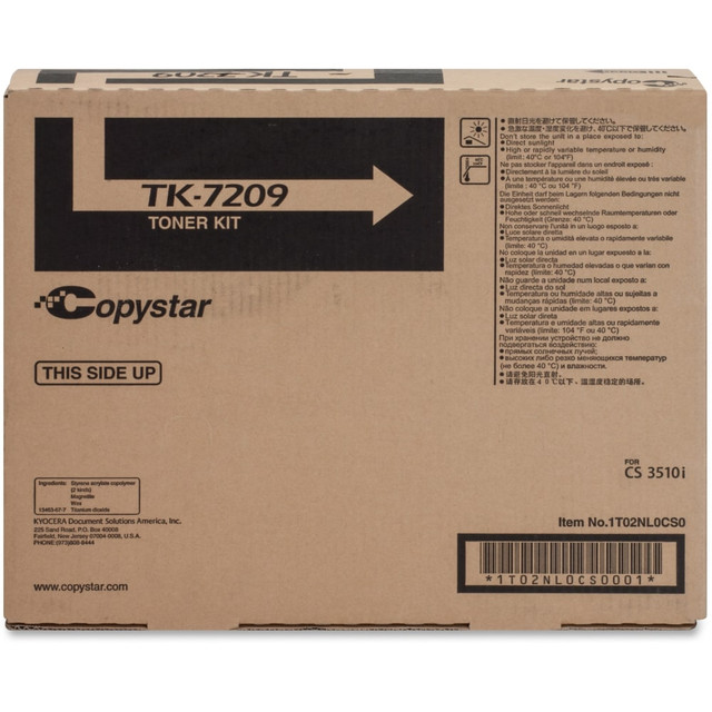 KYOCERA Copystar TK-7209  TK7209 Original Toner Cartridge - Laser - 35000 Pages - Black - 1 Each