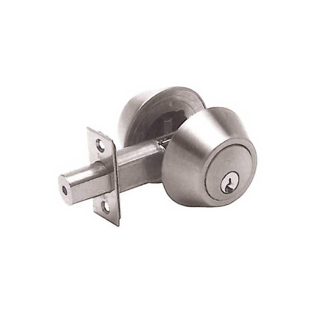 Tell Manufacturing DB3062-KW-15 Deadbolts; Deadbolt Type: Double Cylinder ; Key Type: Keyed Alike ; Mount Type: Through Hole ; Material: Steel ; Minimum Door Thickness: 1.375in ; Maximum Door Thickness: 1.75in