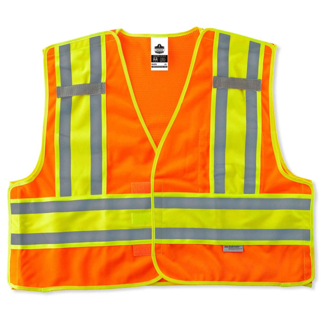 ERGODYNE CORPORATION Ergodyne 23387  GloWear Safety Vest, Public, Type-P Class 2, XX-Large/3X, Orange, 8245PSV