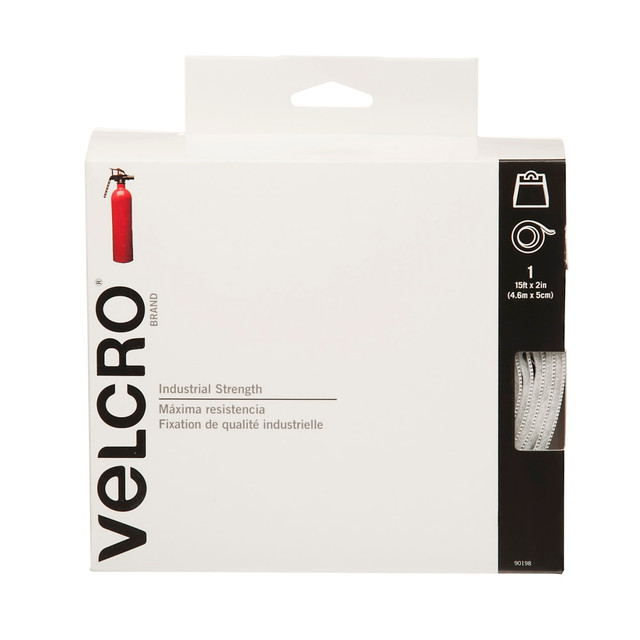 VELCRO USA INC 90198 VELCRO Brand Industrial Strength Velcro Self Stick Tape, 2in x 15ft, White VELCRO USA INC 90198 VELCRO Brand Industrial Strength Velcro Self Stick Tape, 2in x 15ft, White