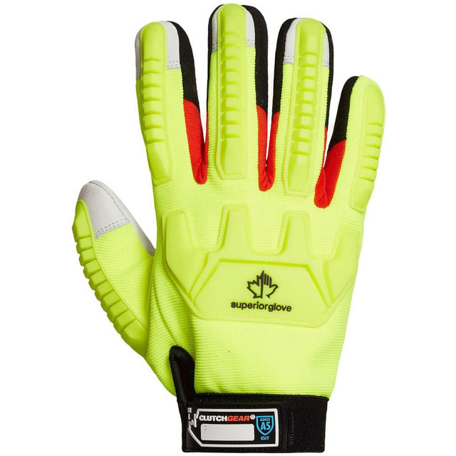 Value Collection MXGKGHTVBXL Cut & Puncture Resistant Gloves; Glove Type: Cut & Puncture-Resistant; Impact-Resistant ; Primary Material: Goatskin; Thinsulate ; Women's Size: Large ; Men's Size: X-Large ; Color: High-Visibility Yellow; White; Red; Bla