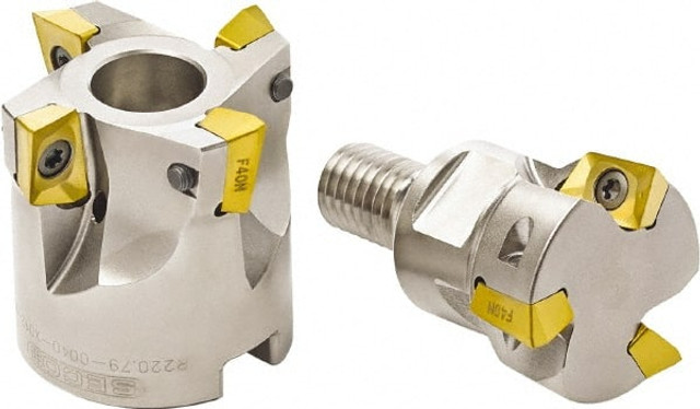 Seco 02732354 63mm Cut Diam, 22mm Arbor Hole, 7mm Max Depth of Cut, 94° Indexable Chamfer & Angle Face Mill