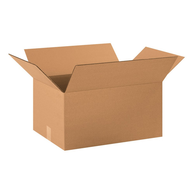 B O X MANAGEMENT, INC. 201410 Partners Brand Corrugated Boxes, 20in x 14in x 10in, Kraft, Pack Of 20