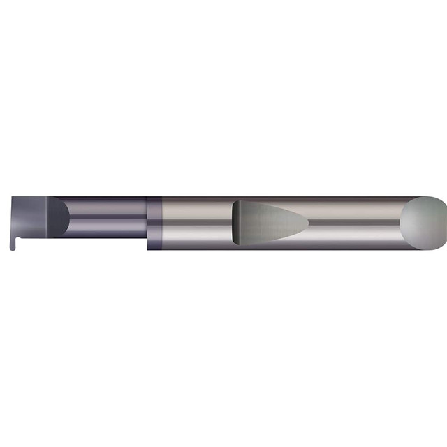 Micro 100 QFR-0965X Grooving Tools; Grooving Tool Type: Full Radius ; Cutting Direction: Right Hand ; Shank Diameter (Inch): 3/8 ; Overall Length (Decimal Inch): 2.5000 ; Full Radius: Yes ; Material: Solid Carbide