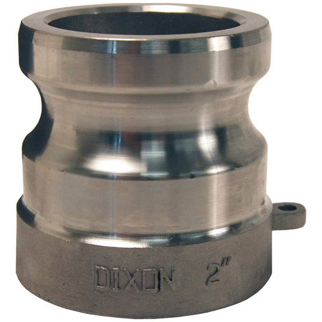 Dixon Valve & Coupling 100AWSPSS Suction & Discharge Hose Couplings; Type: Socket Weld ; Coupling Type: Cam & Groove ; Coupling Descriptor: Adapter Socket Weld to Sch. 40 Pipe ; Material: Stainless Steel ; Coupler Size (Fractional Inch): 1 ; Thread S