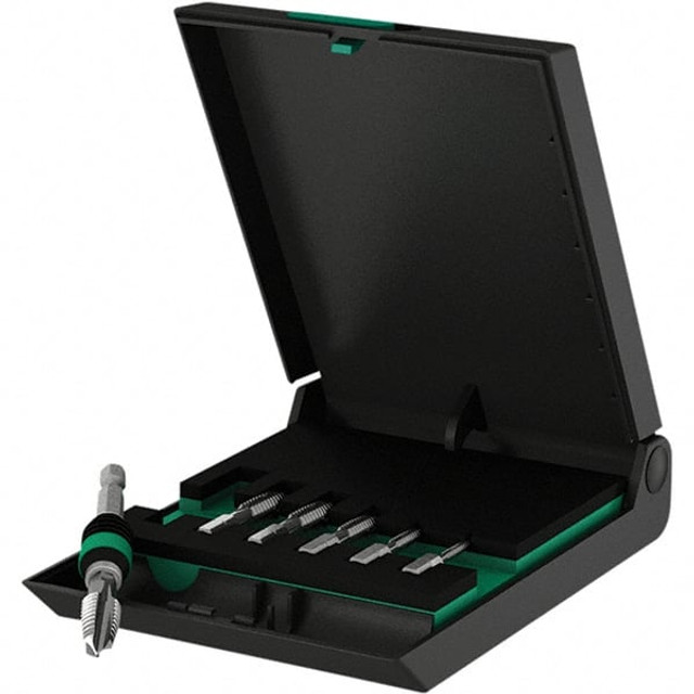 Wera 05104654001 Power & Impact Screwdriver Bit Sets; Point Type: Tap ; Drive Size: 1/4 ; Tap Size: M3 to M10 ; Overall Length (Inch): 1-31/32 ; Material: Steel ; Measurement Type: Metric