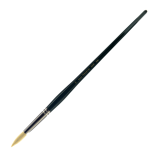 PRINCETON ARTIST BRUSH CO. 5200R-10 Princeton Series 5200 Ashley Paint Brush, Size 10, Round Bristle, Hog Hair, Blue