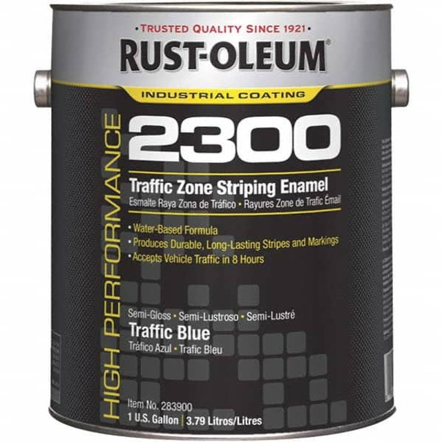 Rust-Oleum 283900 1 Gal Traffic Blue Water Based Acrylic Striping Paint