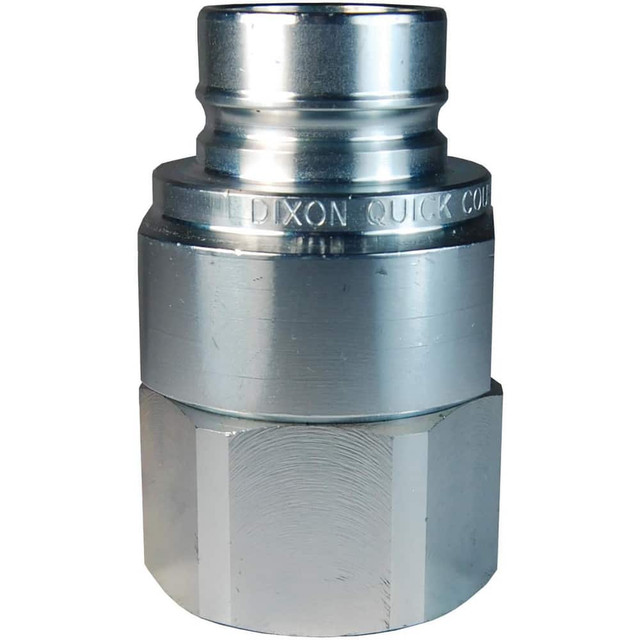 Dixon Valve & Coupling V8F8-E Hydraulic Hose Fittings & Couplings; Type: V-Series Unvalved Female Plug ; Fitting Type: Female Plug ; Hose Inside Diameter (Decimal Inch): 1.0000 ; Hose Size: 1 ; Material: Steel ; Thread Type: NPTF