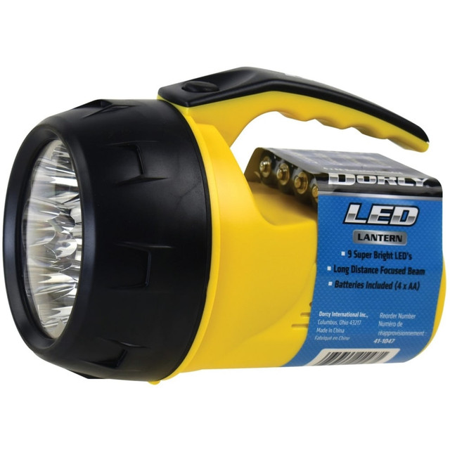 DORCY INTERNATIONAL INC. 41-1047 Dorcy 41-1047 4AA 9 LED Lantern - 9 x LED - Bulb - 27 lm Lumen - 4 x AA - Plastic - Red, Black, Yellow