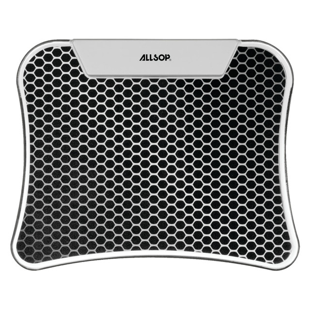 ALLSOP INC. 30918 Allsop LED Mouse Pad/USB Hub, 9in x 11in, Hex, Black/Silver ALLSOP INC. 30918 Allsop LED Mouse Pad/USB Hub, 9in x 11in, Hex, Black/Silver