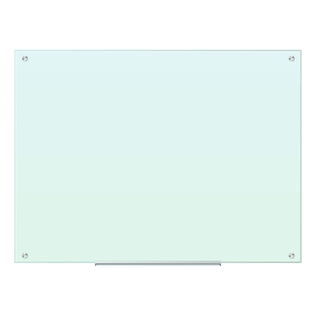 UBRANDS, LLC 121U00-01 U Brands Frameless Non-Magnetic Glass Dry-Erase Board, 48in X 36in, Frosted White (Actual Size 47in x 35in)