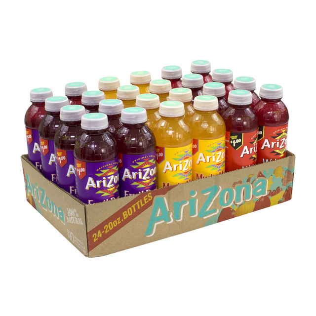 ARIZONA BEVERAGES USA 74213 Arizona Juice Variety Pack, 20 Oz, Pack Of 24 Bottles