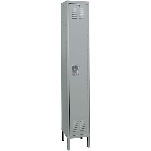 Hallowell U1548-1HG Lockers; Locker Style: Horizontal ; Locker Configuration: 1-Wide ; Assembled: No ; Shelf Capacity: 20 ; Handle Type: Recessed ; Locker Material: Steel