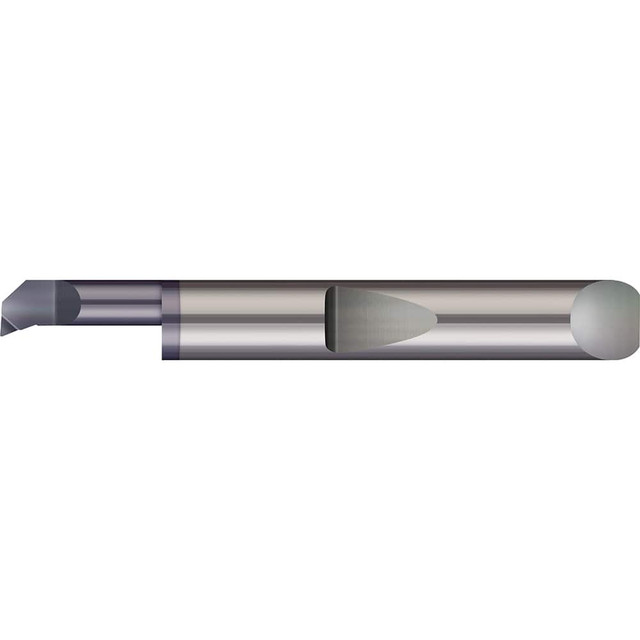 Micro 100 QBT-050150X Boring Bars; Boring Bar Type: Boring ; Cutting Direction: Right Hand ; Minimum Bore Diameter (Decimal Inch): 0.0550 ; Minimum Bore Diameter (mm): 1.400 ; Material: Solid Carbide ; Maximum Bore Depth (Decimal Inch): 0.1500