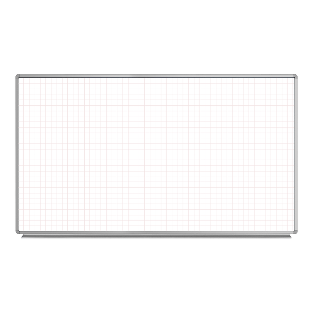 H. WILSON COMPANY WB7240LB Luxor Ghost Grid Magnetic Dry-Erase Whiteboard, 40in x 72in, Aluminum Frame With Silver Finish H. WILSON COMPANY WB7240LB Luxor Ghost Grid Magnetic Dry-Erase Whiteboard, 40in x 72in, Aluminum Frame With Silver Finish