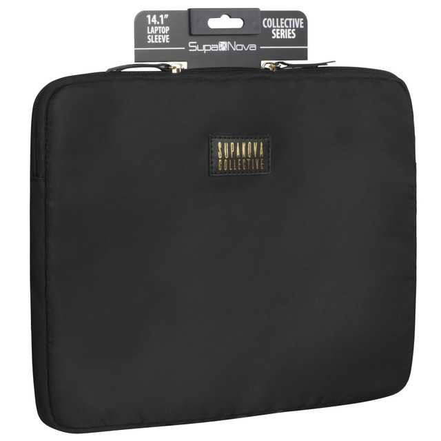 SMD TECHNOLOGIES LLC SN-1019-BK Volkano SupaNova Collective Laptop Sleeve For Laptops Up to 14.1in, Black