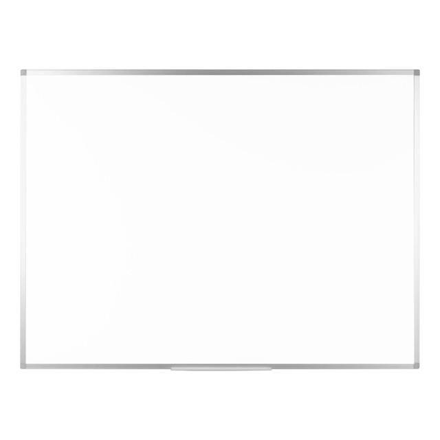 BI-SILQUE VISUAL COMM.PROD. CR08999214 Bi silque Ayda Magnetic Dry-Erase Whiteboard, 48in x 36in, Aluminum Frame With Silver Finish BI-SILQUE VISUAL COMM.PROD. CR08999214 Bi silque Ayda Magnetic Dry-Erase Whiteboard, 48in x 36in, Aluminum Frame With Silver Finish