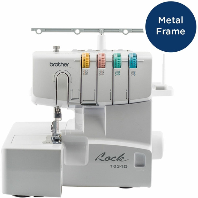 BROTHER INTL CORP 1034D Brother 3/4 Thread Serger with Differential Feed - 1300 Stitches per Minute BROTHER INTL CORP 1034D Brother 3/4 Thread Serger with Differential Feed - 1300 Stitches per Minute