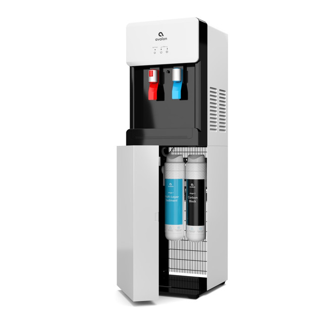 BHRS GROUP LLC A7BOTTLELESS Avalon Self Cleaning Bottleless Water Cooler Dispenser - Hot & Cold Water, Child Safety Lock, Innovative Slim Design - UL/Energy Star Approved- White BHRS GROUP LLC A7BOTTLELESS Avalon Self Cleaning Bottleless Water Cooler Dispenser - Hot & Cold Water, Child Safety Lock, Innovative Slim Design - UL/Energy Star Approved- White