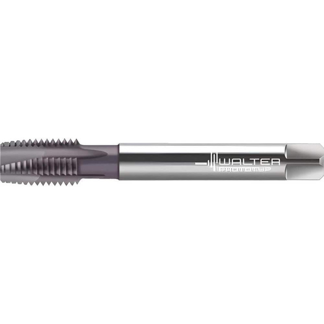 Walter-Prototyp 5664572 Spiral Point Tap: MF12x1 Metric Fine, 4 Flutes, Plug Chamfer, 6H Class of Fit, High-Speed Steel-E-PM, AlCrN Coated