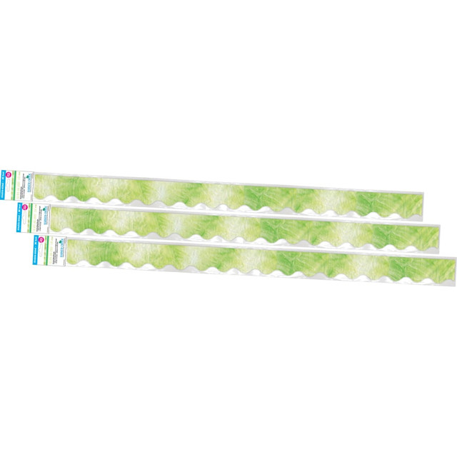 Make your students feel at home in the classroom with Barker Creek Scalloped-Edge Border Strips. These border strips are made from thick card stock so you can reuse them over and over.  Made from thick card stock.  Scalloped edging provides a fun, whimsical look.
