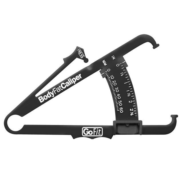 GOFIT L.L.C. GF-CAL GoFit Body-Fat Caliper, 6-3/4in x 8-3/4in, Black