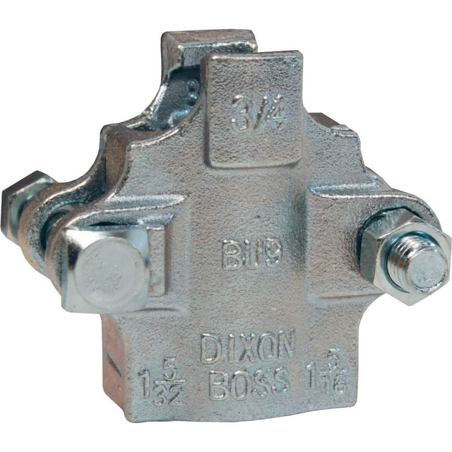 Dixon Valve & Coupling BU14 Ground Joint Hose Couplings; Thread Type: Non-Threaded ; Type: 4-Bolt  Clamp ; Material: Plated Iron ; Size: 1 in ; Style: 4-Bolt Clamp ; Minimum Hose Outside Diameter (Decimal Inch): 1.7188