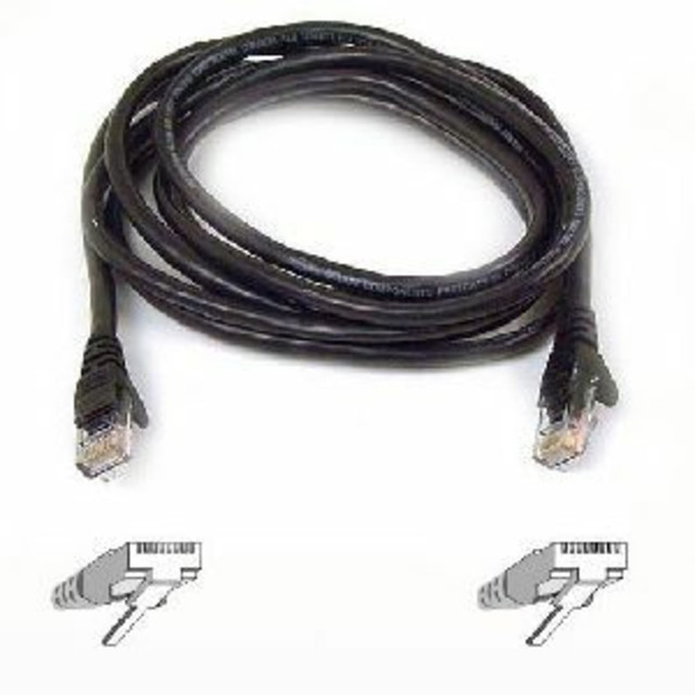 BELKIN, INC. A3L980-12-GRN-S Belkin Cat. 6 UTP Patch Cable - RJ-45 Male - RJ-45 Male - 12ft - Green