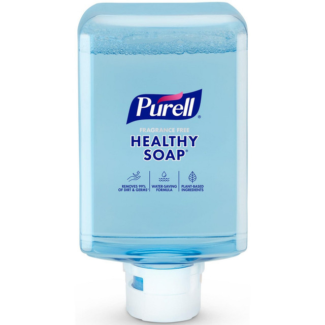 PURELL. 8385-02 Hand Cleaners & Soap; Product Type: Soap ; Scent: Fragrance Free ; Container Type: Dispenser Refill ; Container Size: 1200 mL ; Form: Foam ; Color: Clear