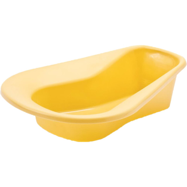 MEDLINE INDUSTRIES, INC. Medline DYND80216  Stack-A-Pan Bedpans, Oblong, 1.77 Qt, Gold, Pack Of 50