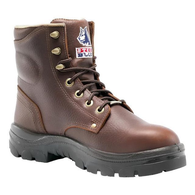 Steel Blue 812952M-140-OAK Work Boot: Size 14, 6" High, Leather, Steel Toe