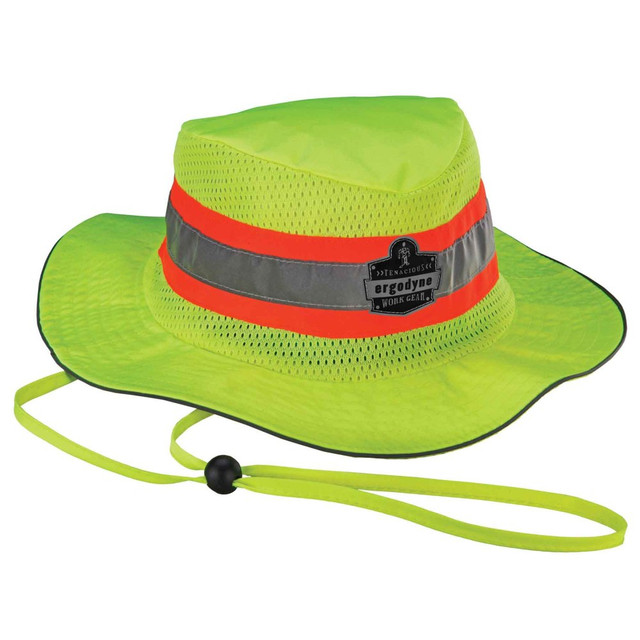 ERGODYNE CORPORATION 12593 Ergodyne Chill-Its 8935MF Evaporative Microfiber Ranger Hat, Small/Medium, Lime