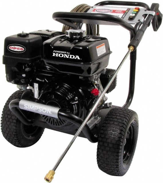 Simpson 60869 Pressure Washer: 4,000 psi, 2.8 GPM, Gas, Cold & Hot Water