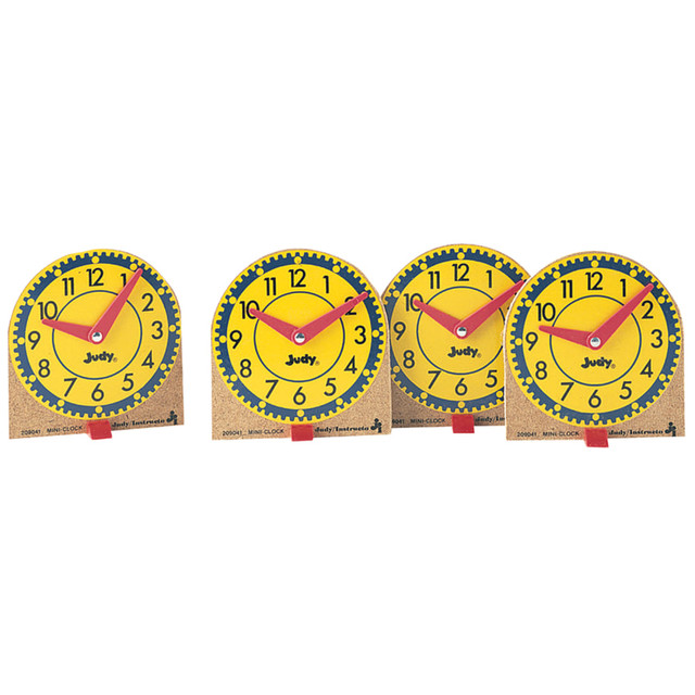 CARSON-DELLOSA PUBLISHING LLC 0768223202 Judy Clocks Original Minis, 8 3/4in x 4 1/2in, Set Of 12