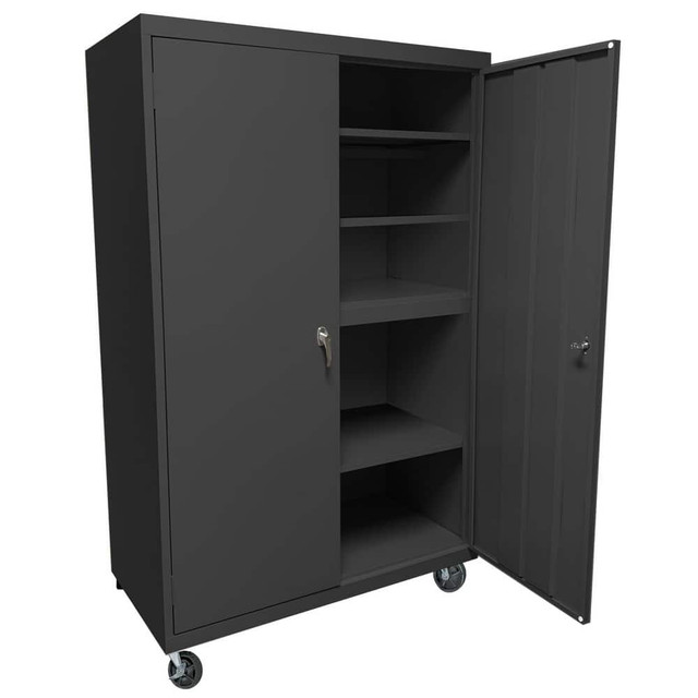 Steel Cabinets USA MAAH-48721RB-C Storage Cabinets; Cabinet Type: Mobile Storage; Lockable Storage ; Cabinet Material: Steel ; Width (Inch): 48in ; Depth (Inch): 18in ; Cabinet Door Style: Lockable ; Height (Inch): 72in