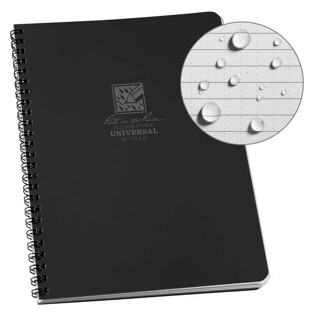 Rite in the Rain 773-LG Large Side Spiral Notebook - Universal Pattern Rite in the Rain 773-LG Large Side Spiral Notebook - Universal Pattern