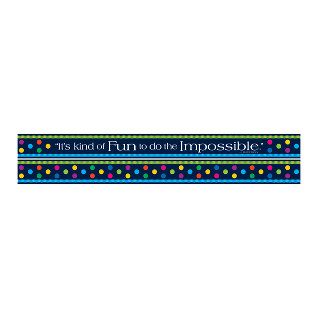 BARKER CREEK PUBLISHING, INC. Barker Creek LL960  Double-Sided Straight-Edge Border Strips, 3in x 35in, Italy Punti, Pack Of 12