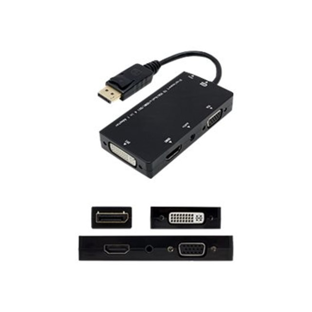 ADD-ON COMPUTER PERIPHERALS, INC. DP2VGAA AddOn DisplayPort to VGA Adapter Cable - Video converter - DisplayPort - DisplayPort, VGA - black