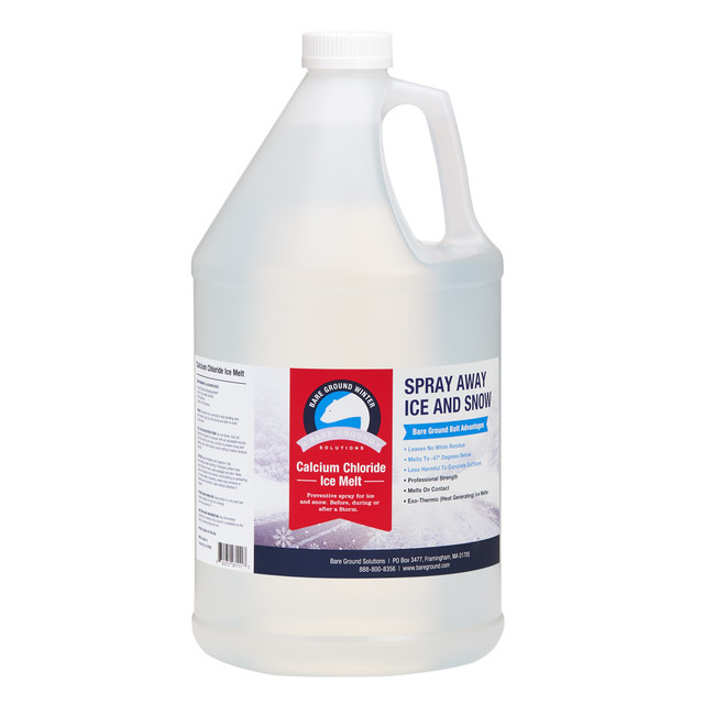 E. BROOKMYER, INC. BGB-1C Bare Ground Liquid De-Icer, Calcium Chloride, 1 Gallon