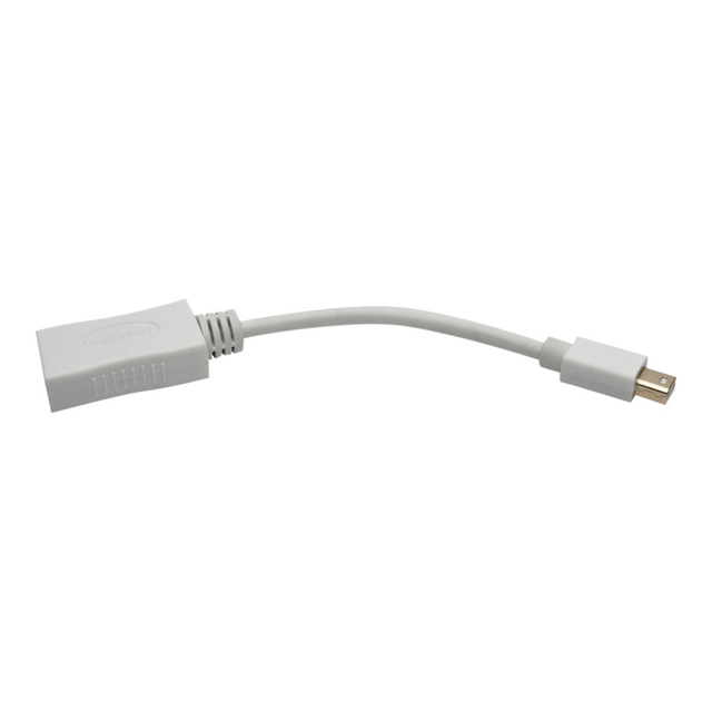 TRIPP LITE P139-06N-DP-V2B  6in Mini DisplayPort To DisplayPort Adapter, White