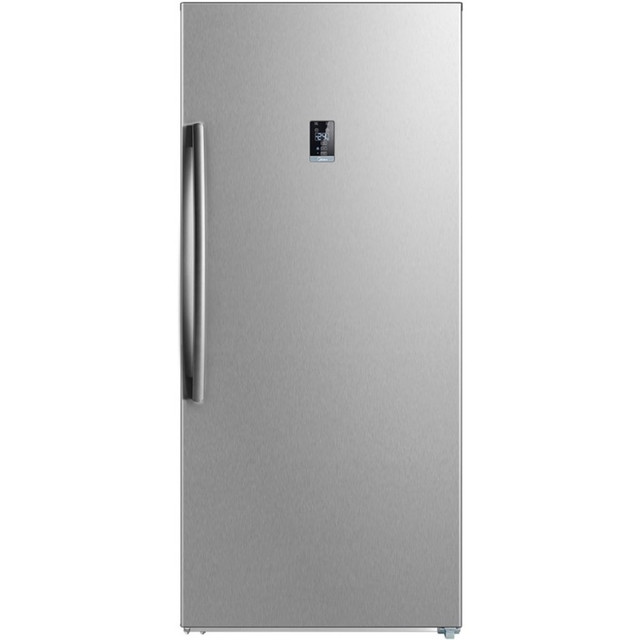 MIDEA AMERICA CORPORATION WHS-625FWESS1 Midea 17 Cu. Ft. Convertible Upright Freezer - 17 ft³ - Auto-defrost - Upright - 17 ft³ Net Freezer Capacity - 120 V AC - Stainless Steel - Stainless Steel - Freestanding - LED Light