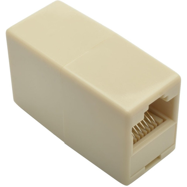 TRIPP LITE N033-001-10PK  Straight-Through RJ45 Modular In-Line Coupler (RJ45 F/F), 10 Pack - 10 Pack - 1 x RJ-45 Network Female - 1 x RJ-45 Network Female - White